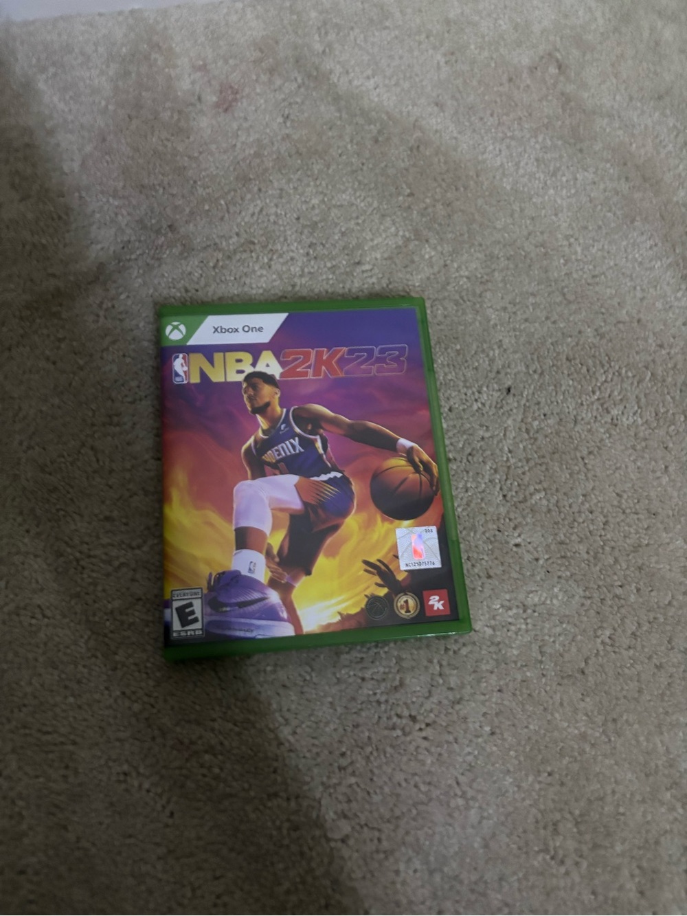 NBA 2K23 Xbox One Green Case with Vibrant Cover Art